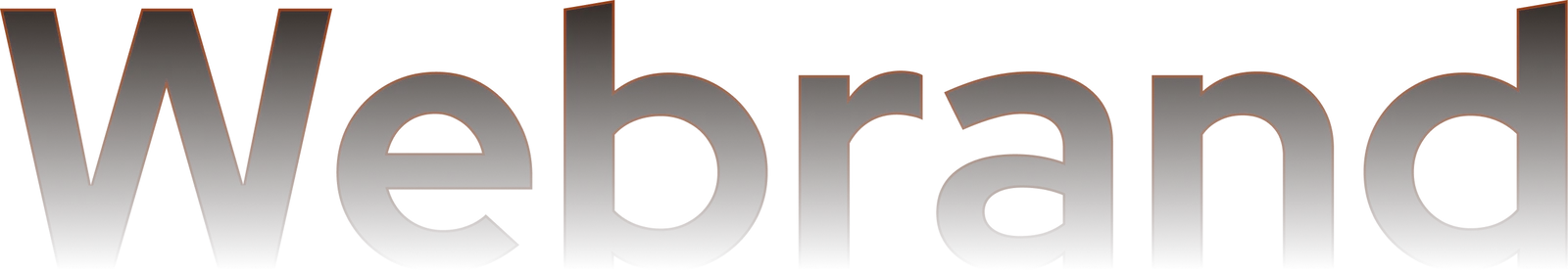 webrand text logo